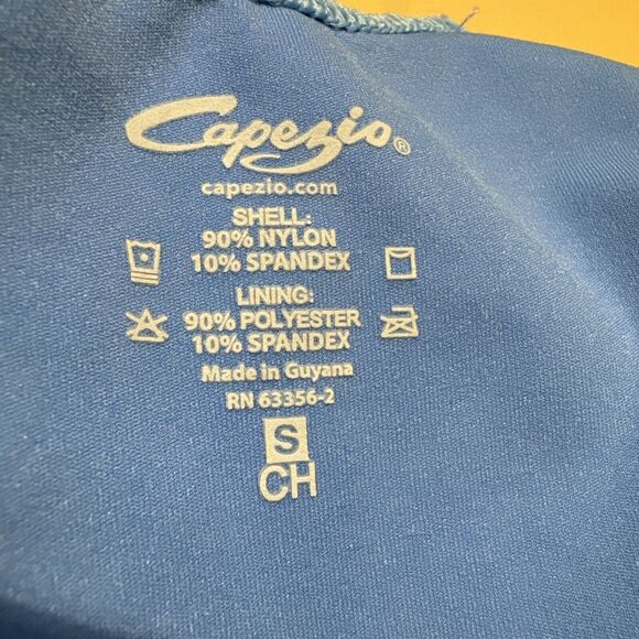NWT Capezio Leotard Girls Small Blue Short Sleeve Dance, Gymnastics, Ballet - Picture 10 of 13